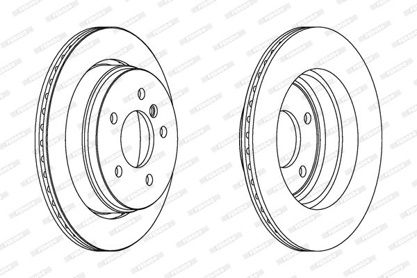 Тормозной диск FERODO DDF1581