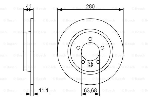 фото Тормозной диск bosch 0986479691