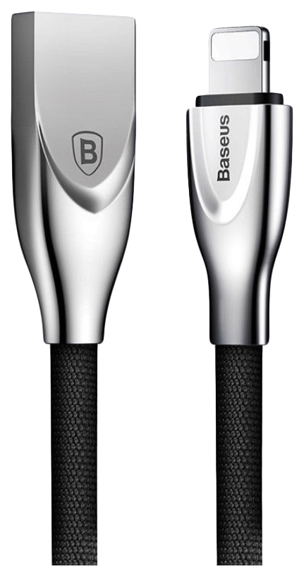 

Кабель Baseus Lightning 1м Black (CALXN-01), Zinc alloy cable 100cm