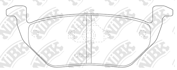 

Комплект тормозных колодок NiBK PN5808