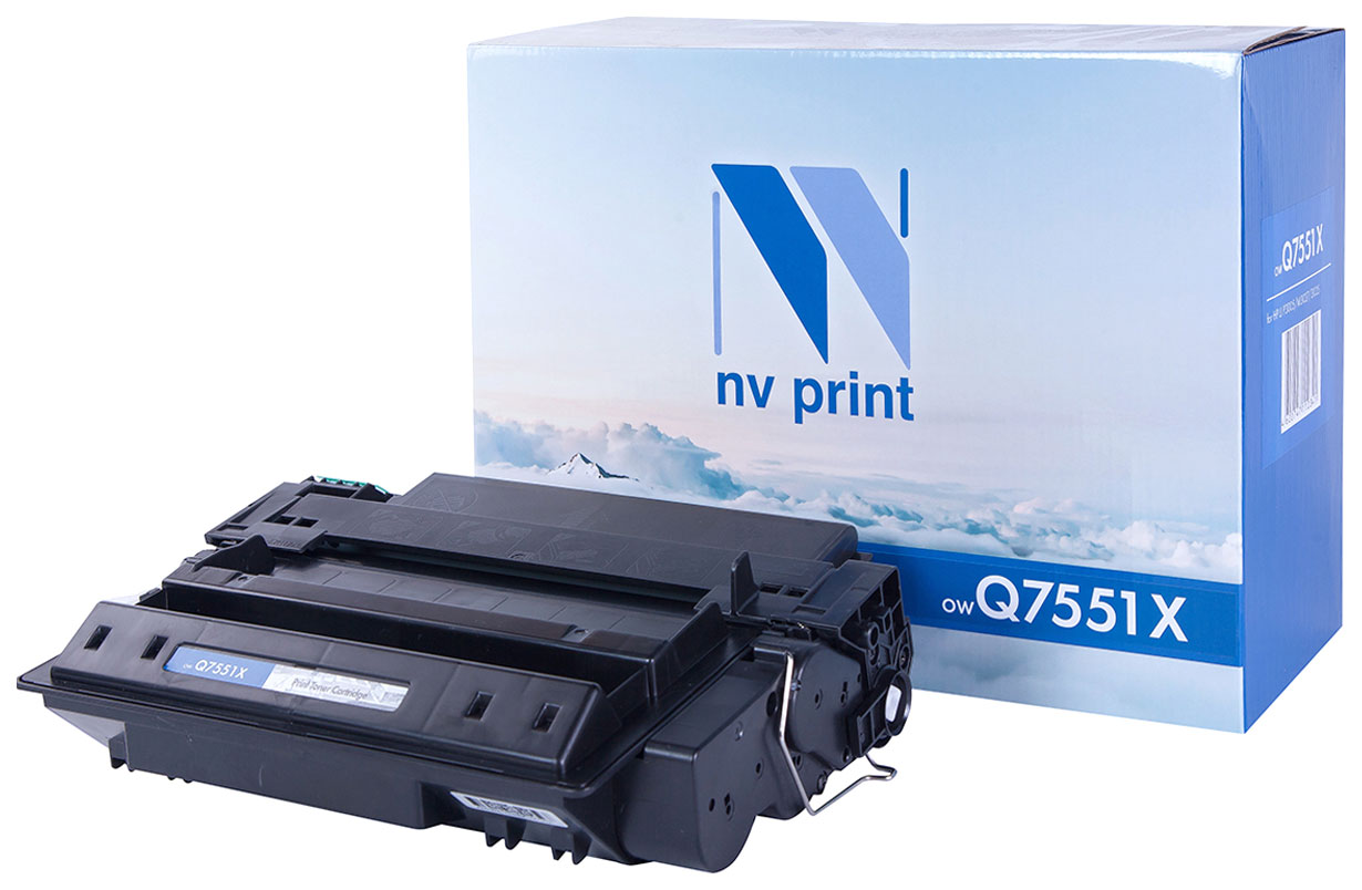 фото Картридж для лазерного принтера nv print q7551x, черный