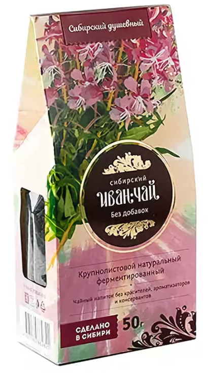 

Напиток чайный Сибирский Иван-чай черный листовой 50 г