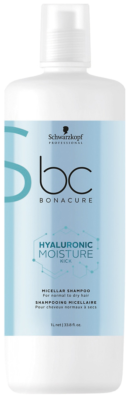 фото Шампунь schwarzkopf professional bc bonacure hyaluronic moisture kick 1000 мл