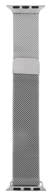 фото Ремешок для смарт-часов interstep mesh для apple watch series 2/3/4 42/44mm silver