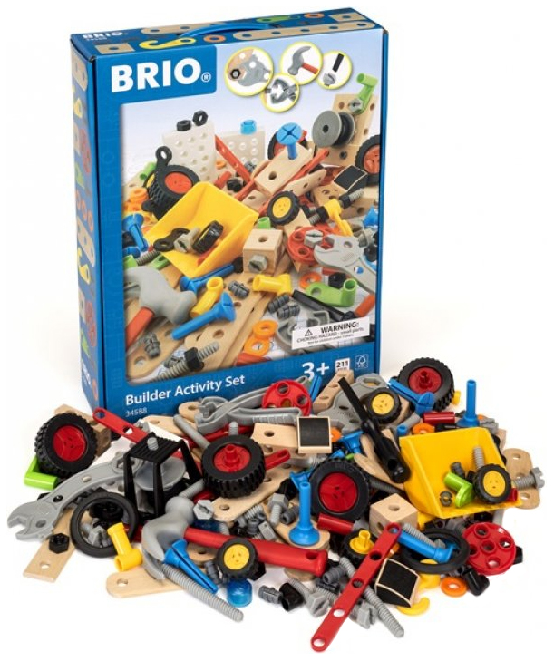 Конструктор деревянный Brio Builder Activity Set, 211 деталей