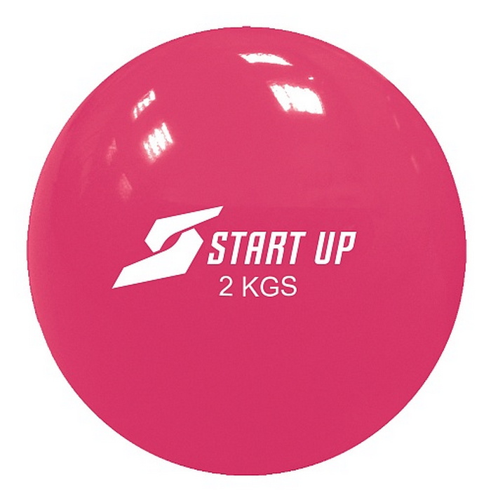 фото Мяч гимнастический start up nt18025, розовый, 14,5 см