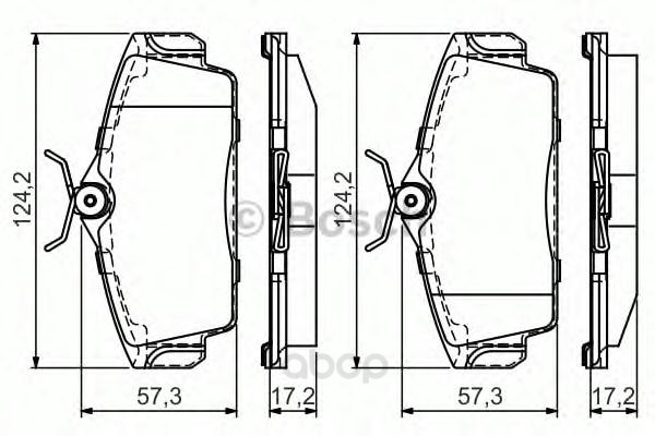 

Тормозные колодки Bosch передние 986495070