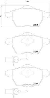 

Колодки тормозные дисковые, комплект Hella 8DB355010-731