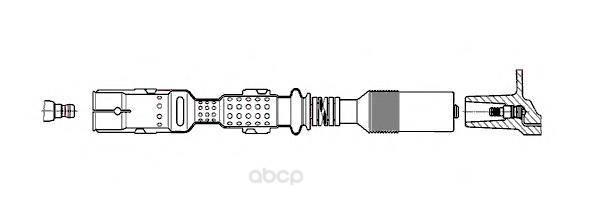 фото Провод высоковольтный mercedes e/g/m/s/sl/clk bremi 197e25