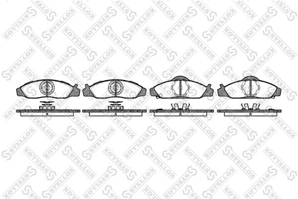 

Тормозные колодки Stellox дисковые 635012SX