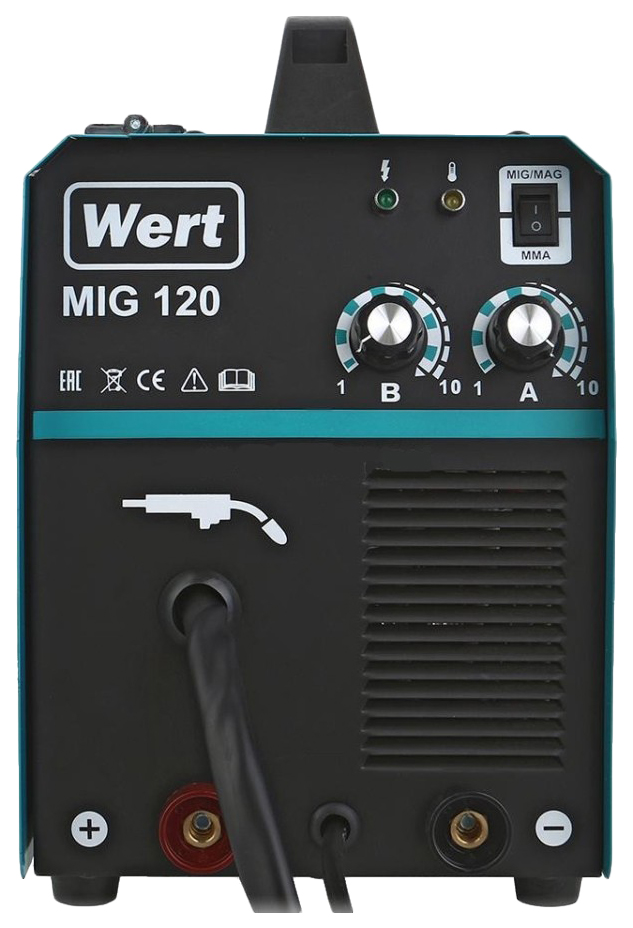 Дуговой сварочный инвертор WERT MIG 120 дуговой сварочный инвертор fubag iq 200