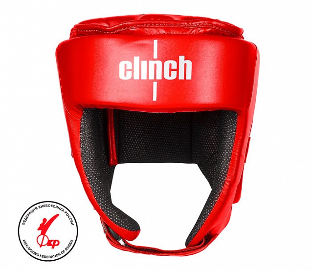 Шлем для единоборств Clinch Helmet Kick красный L