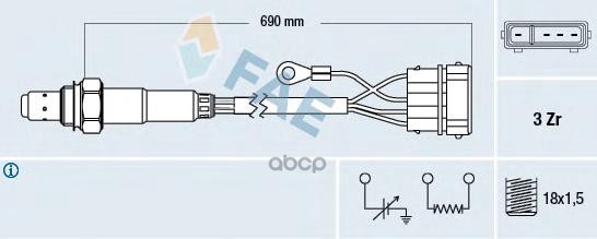 Лямбда-зонд FAE 77111
