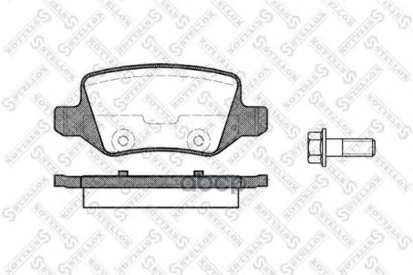 

Комплект тормозных колодок Stellox 829000SX