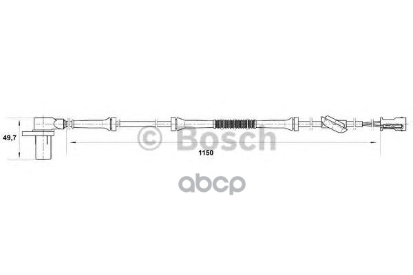 

Датчик abs BOSCH 0265006681