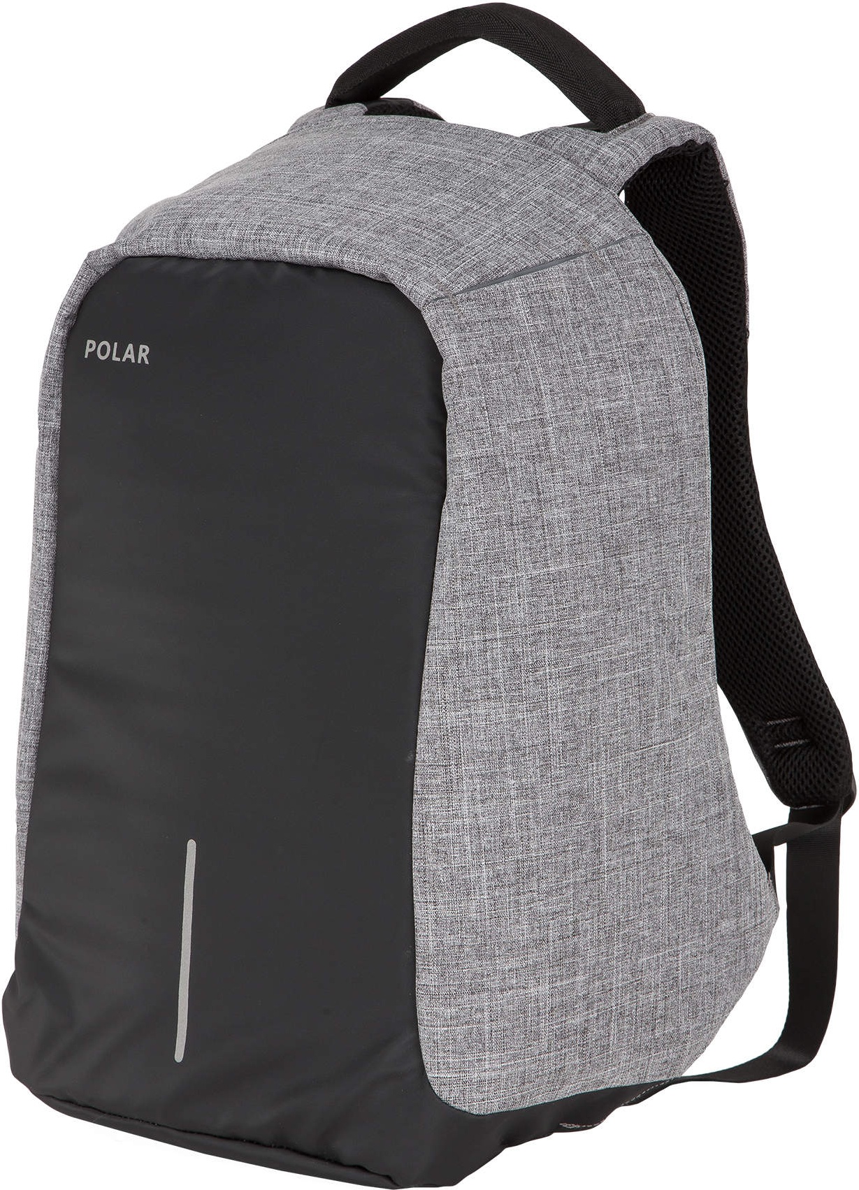 

Рюкзак унисекс Polar П0052 серый, 42х30х9 см, П0052
