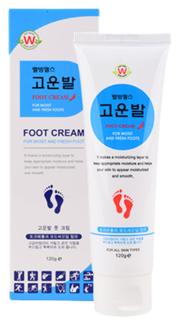 Крем для ног Well-being GoUnBal Foot Cream tube type с мочевиной и ментолом 120 гр крем для тела well being gwanjeolae joint care massage cream hot 120 г