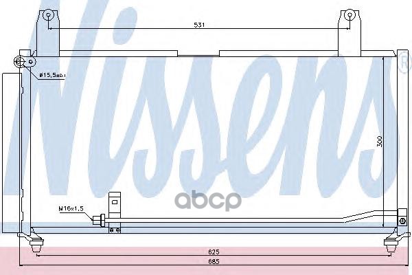 

Радиатор кондиционера Nissens 940080