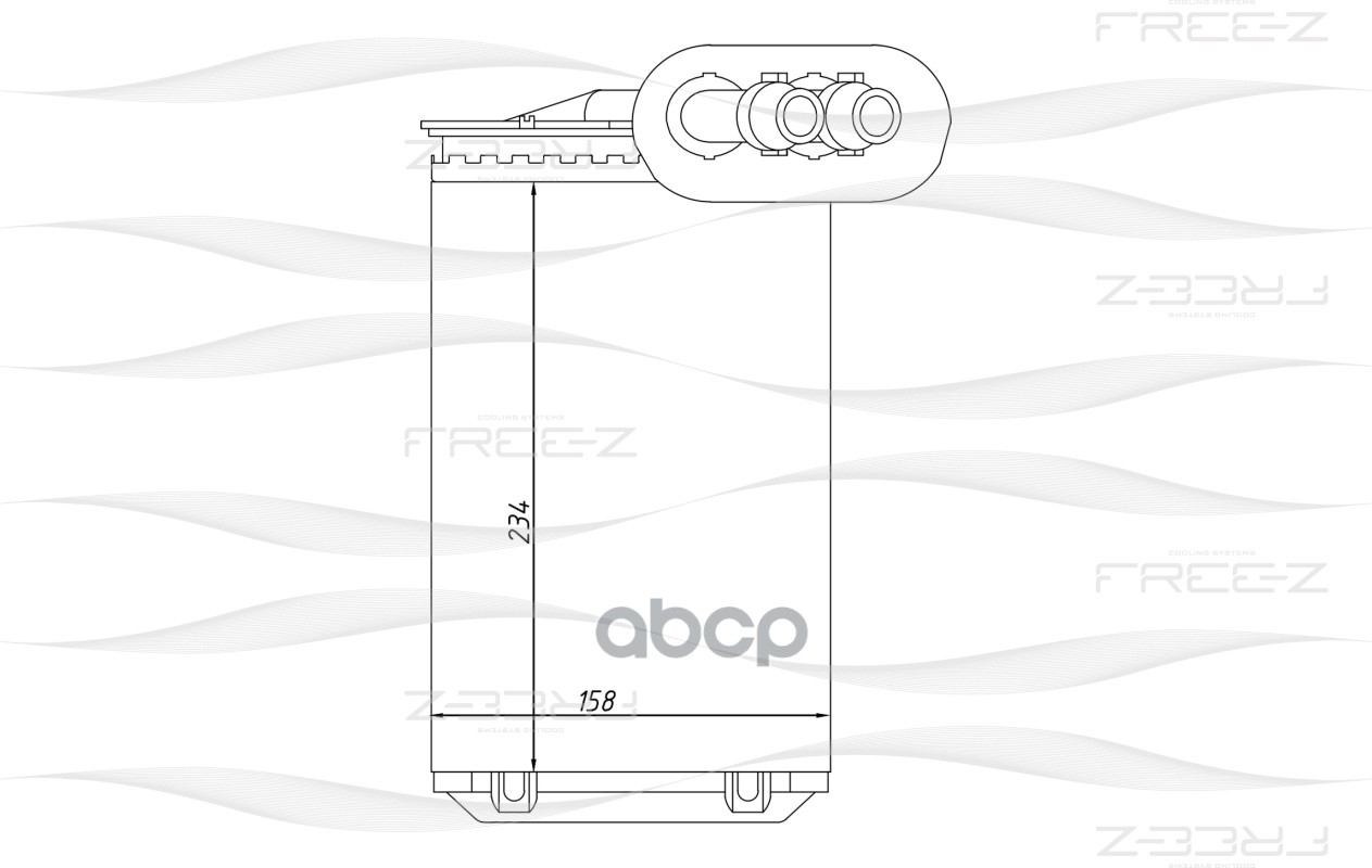 Радиатор отопителя FREE-Z KW0248
