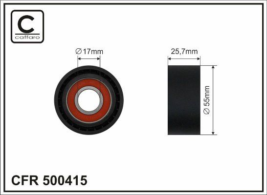 

Натяжной ролик CAFFARO 500415