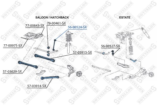 

Стойка стабилизатора STELLOX 56-00524-SX