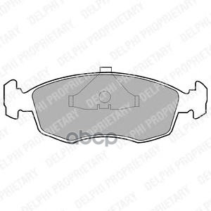 

Колодки тормозные передние комплект на ось DELPHI LP587
