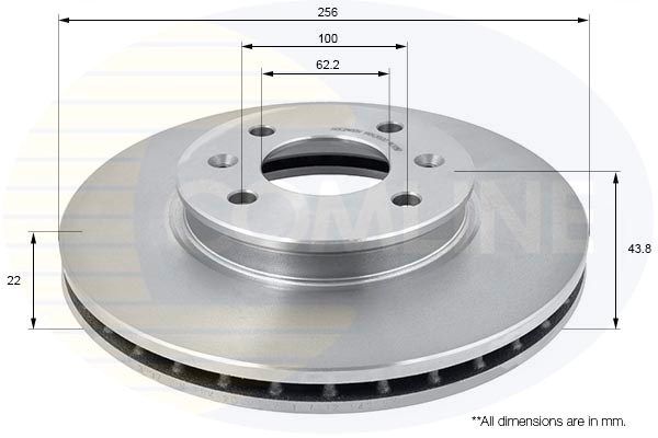 фото Тормозной диск comline adc2408v