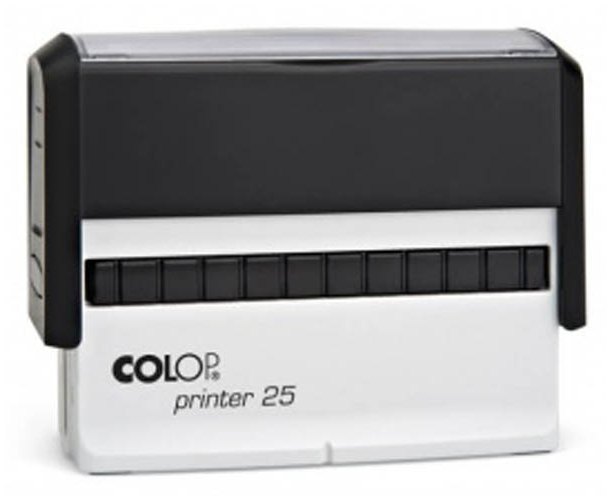 фото Оснастка для печати colop printer 25. поле: 75х15 мм. цвет корпуса: черный.