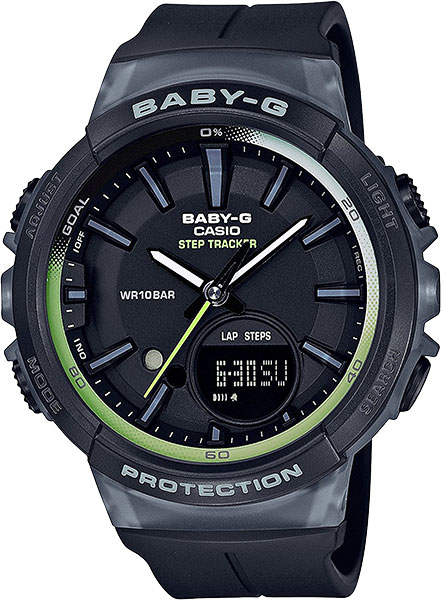 фото Японские спортивные наручные часы casio baby-g bgs-100-1a