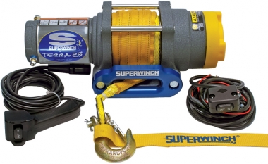 Лебедка электрическая для квадроцикла Superwinch Terra 25 с синтетическим тросом W0856