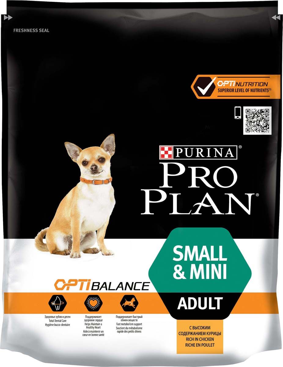 фото Сухой корм для собак pro plan optibalance small & mini adult, курица и рис, 8шт по 0,7кг