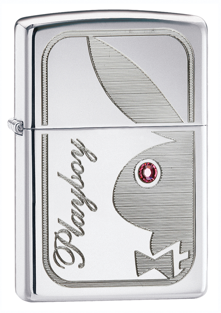 

Бензиновая зажигалка Zippo Playboy Crystal Eye 24789 Street Chrome, Серебристый, Playboy Crystal Eye 24789