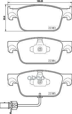 

Тормозные колодки brembo P85153