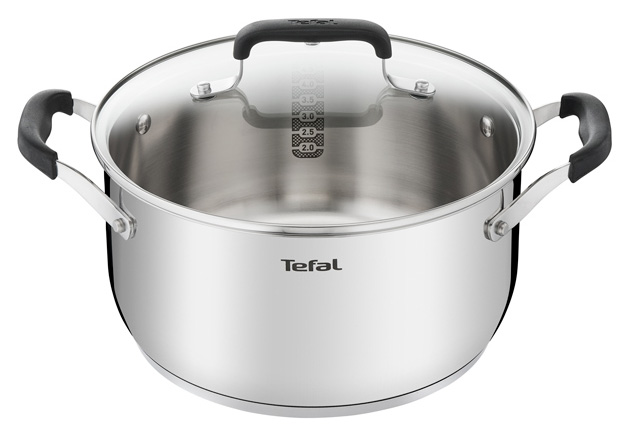 Кастрюля Tefal 5 л серебристый