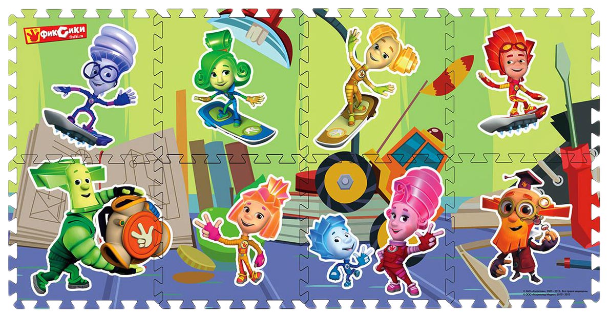 

Пазл Играем Вместе фиксики 8 деталей