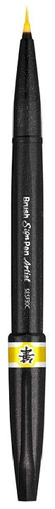 Брашпен Pentel PSESF30C-G Brush Sign Pen Artist Ultra Fine желтый