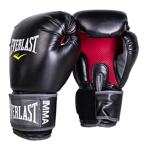Боксерские перчатки Everlast Pro Style Muay Thai черные, 12 унций