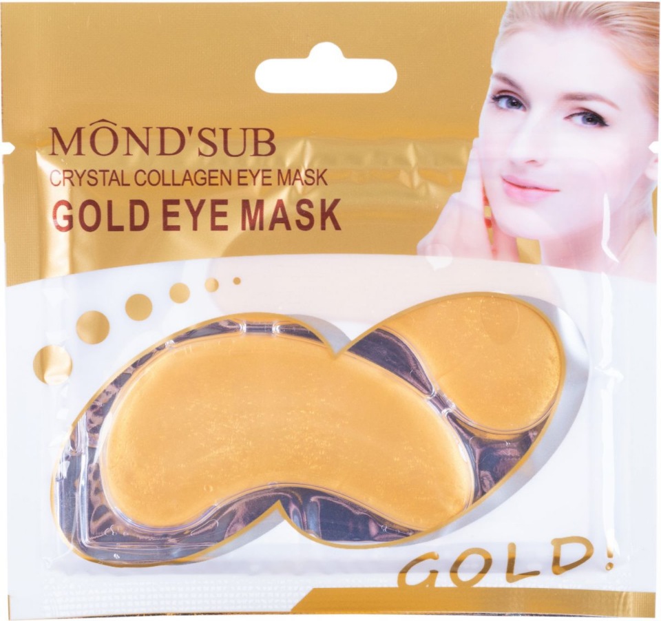 Гидрогелевые патчи с коллагеном MONDSUB Crystal Collagen Gold Eye Mask ваза lisboa декор черные круги 35 см