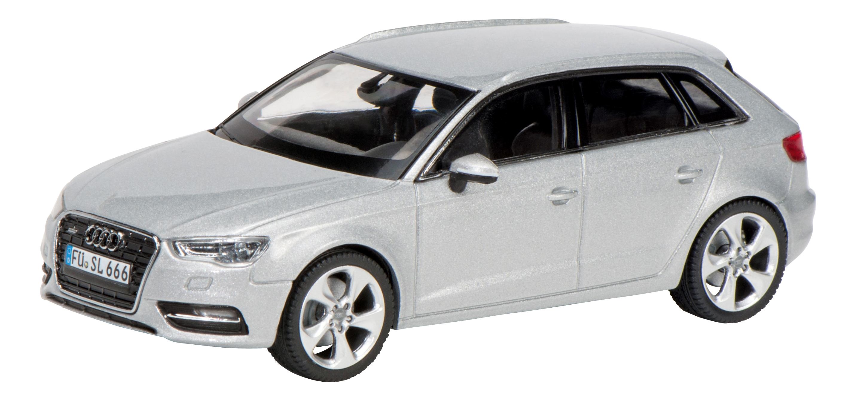 

Автомобиль Dickie Audi a3 Sportback 1:43, Серебристый