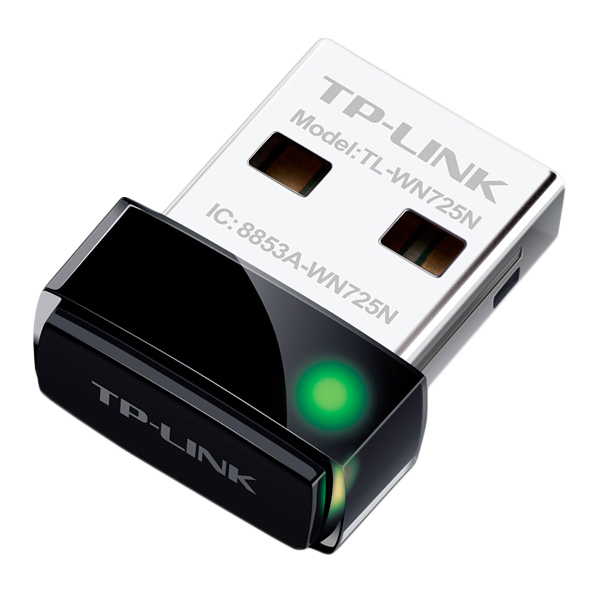 Приемник Wi-Fi TP-LINK TL-WN725N(RU) Black