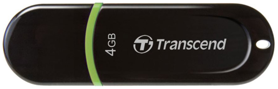 Флешка Transcend JetFlash 300 4ГБ Black (TS4GJF300)