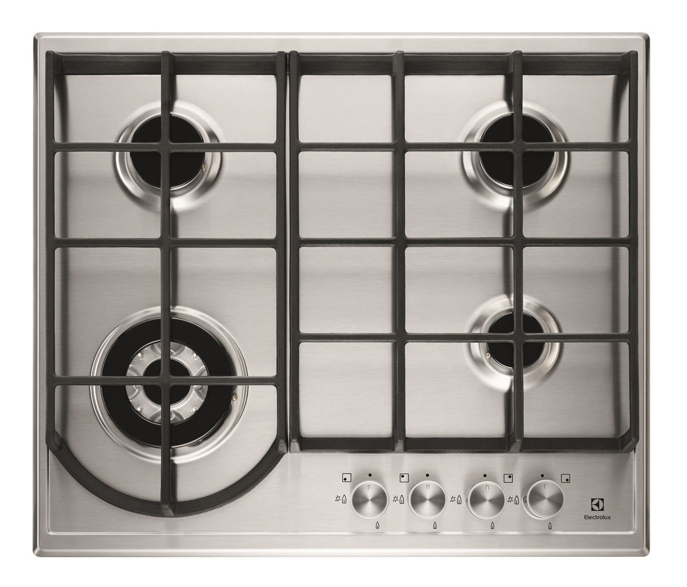 

Встраиваемая варочная панель газовая Electrolux GPE363FX серебристый, GPE363FX