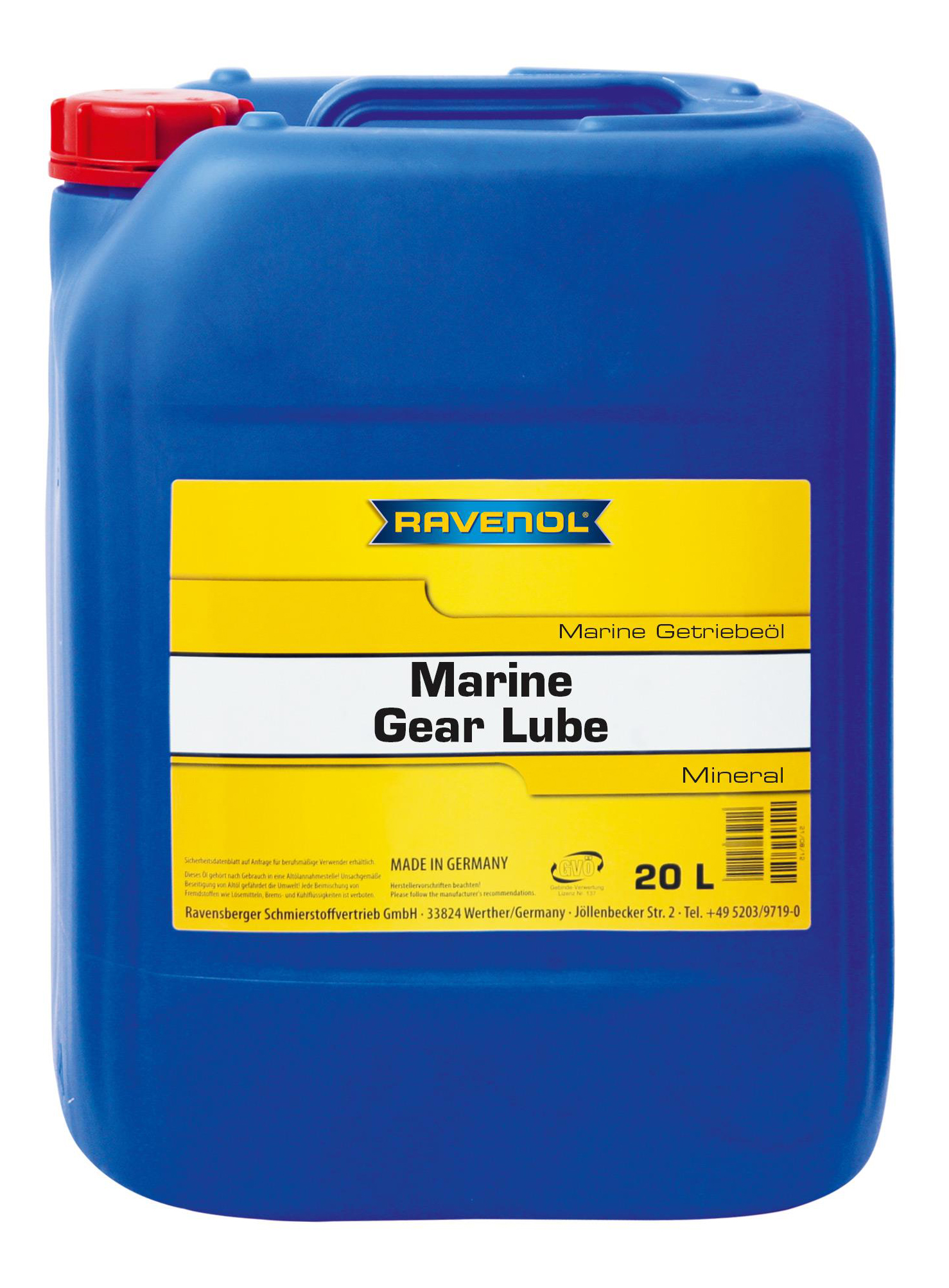 фото Трансмиссионное масло ravenol marine gear lube 20л 1233100-020-01-999