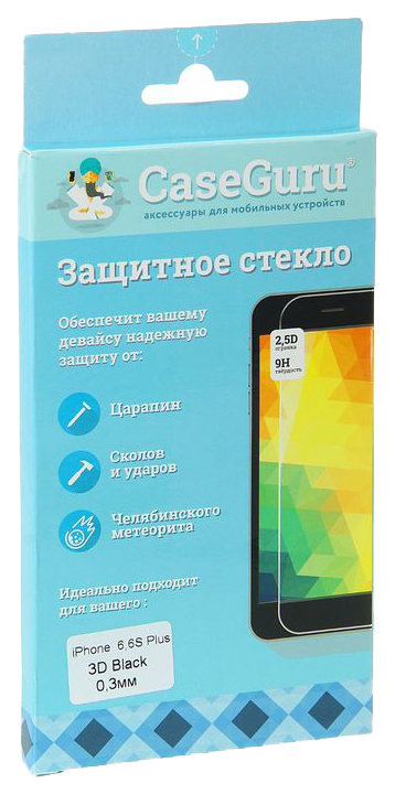 

Защитное стекло CaseGuru для Apple iPhone 6 Plus/iPhone 6S Plus White