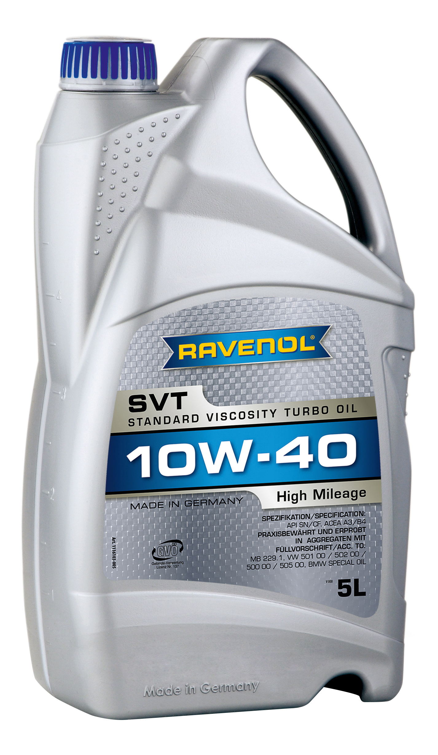 фото Моторное масло ravenol svt stand viscosity turbo oil sae 10w-40 5л