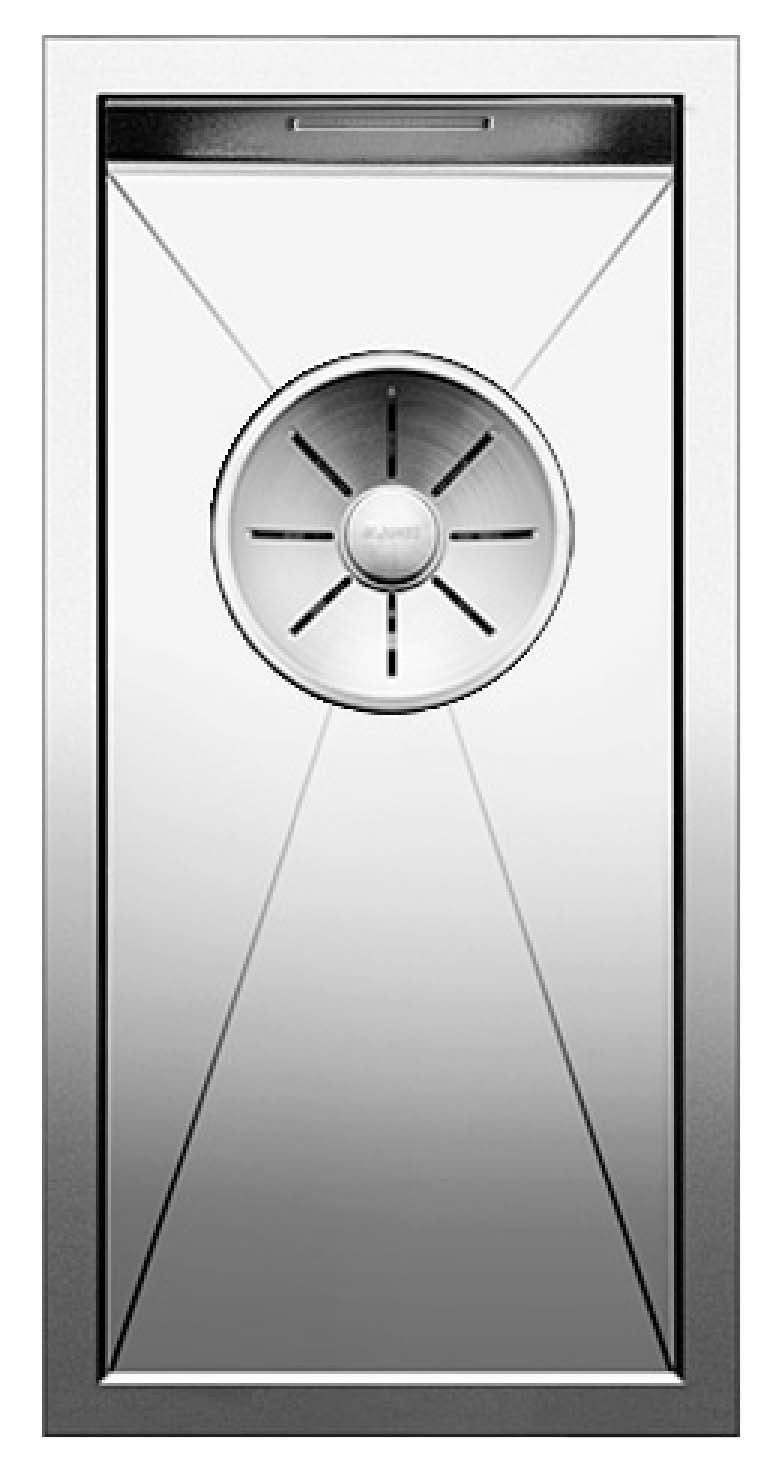 

Мойка для кухни из нержавеющей стали Blanco Zerox 180-U 521567, Zerox 180-U