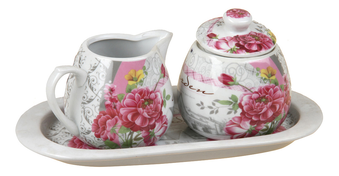 

Сахарница и молочник (расцв, розы)