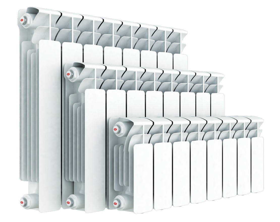 фото Биметаллический радиатор rifar base 200 10 секций белый (r20010нпп)