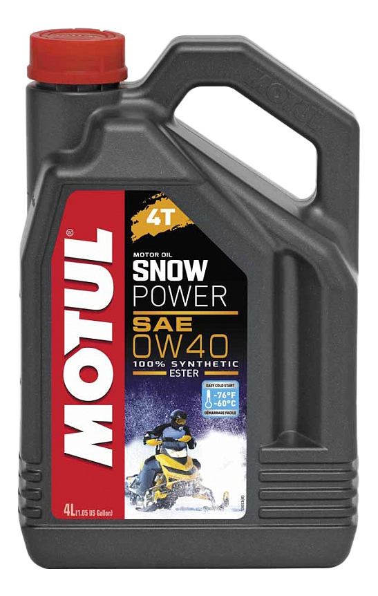 фото Моторное масло motul snowpower 4t 0w40 4 л