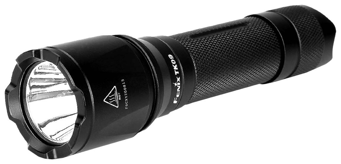 фото Туристический фонарь fenix tk09 черный, 3 режима